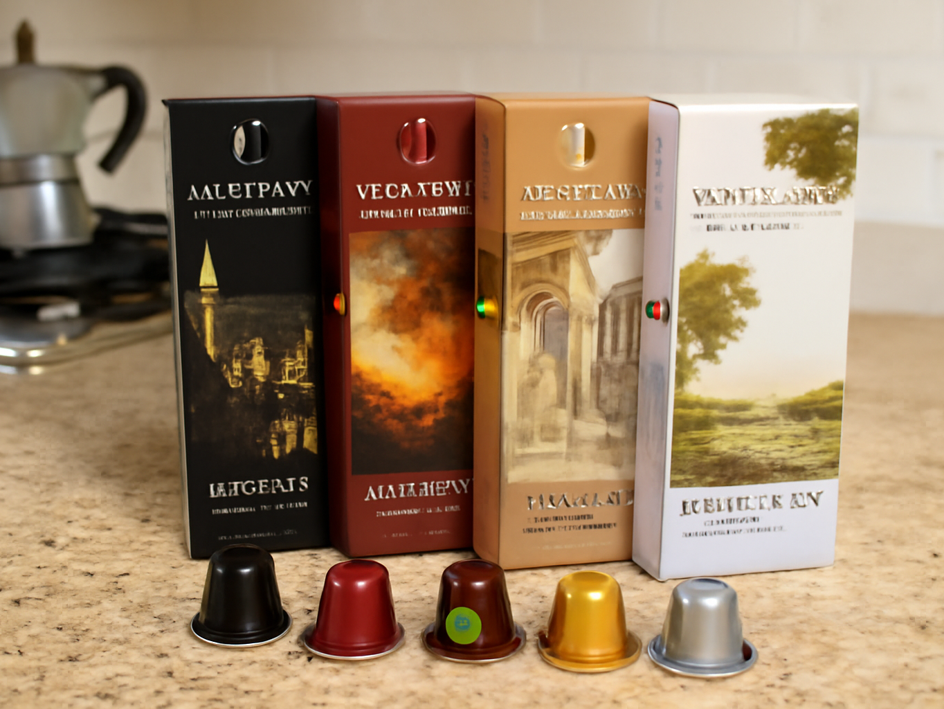 Organic USDA Café Romano Coffee Aluminum Espresso Pods For Nespresso Original Machine 100 Pack Italian Espresso Coffee (Variety pack) Back to School sale deal image 2