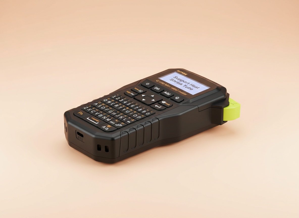SUPVAN G15M Mini Portable Label Maker Machine with Heat Shrink Tube | Heat Shrink Tube & Multiple Label Types, Rechargeable, Minimal Margin, LCD Backlit, Thermal Transfer, Home, Garage, Outdoor Back to School sale deal image 1