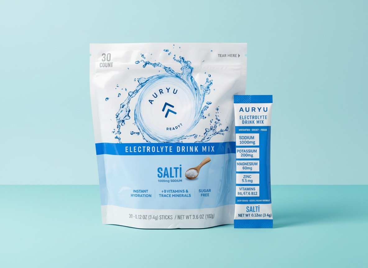 Salti Electrolytes Powder Packets - Unflavored Hydration Drink Mix, Sugar Free Electrolyte Powder with 1000mg Sodium, B Vitamins & Trace Minerals, Keto Electrolytes, 30 Stick Packs Back to School sale deal image 1